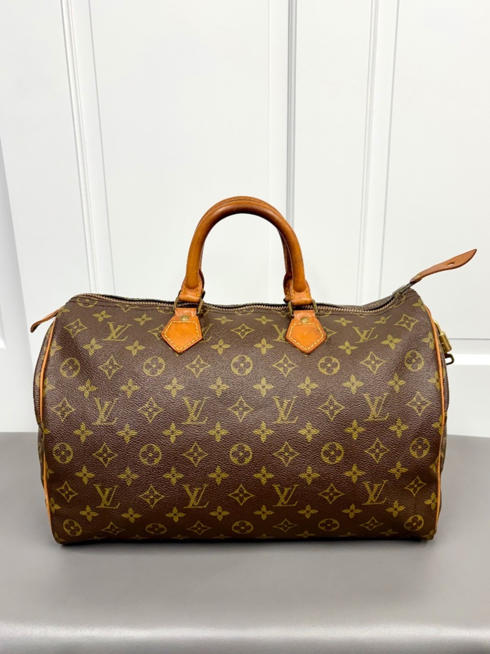Louis Vuitton Vintage Speedy 35 Monogram Canvas